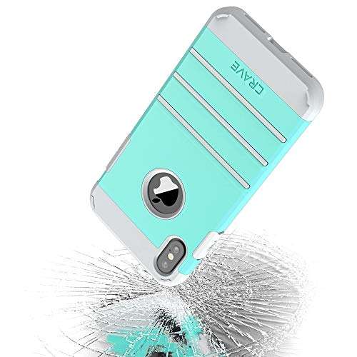 Crave iPhone Xs Max Case, Strong Guard Protection Series Case for Apple iPhone Xs Max - Slate 5