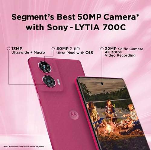 Motorola Edge 50 Fusion 5G (Hot Pink, 8GB RAM, 128GB Storage) 4