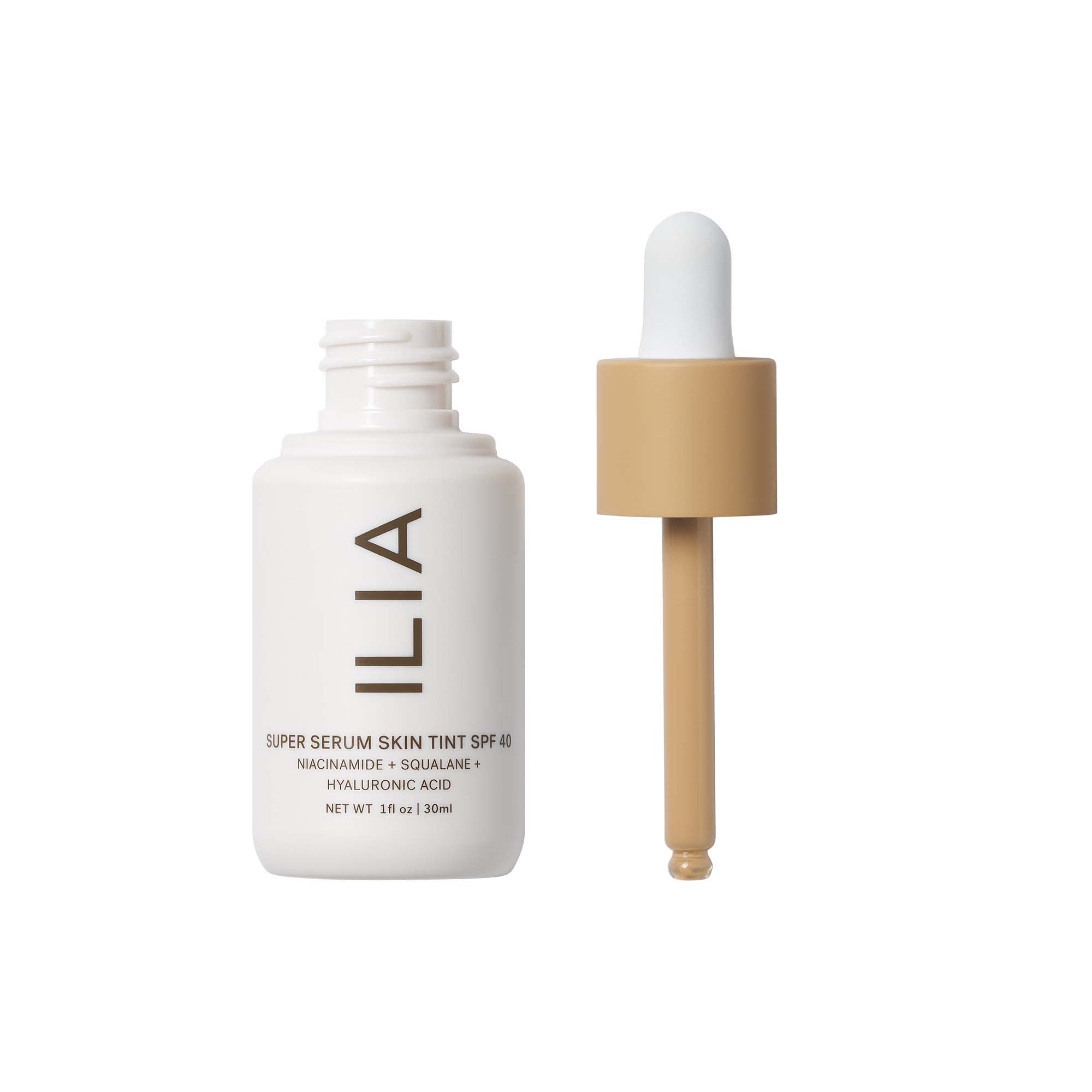 ILIA - Super Serum Skin Tint SPF 40 | Non-Comedogenic, Vegan, Lightweight to Help Against Blue Light, + Pollution while Hydrating, Smoothing, + Refining (Shela ST8, 1 fl oz | 30 ml) 3