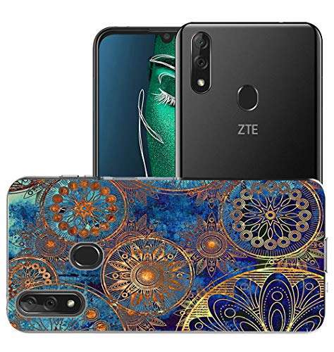 CaseExpert ZTE Blade V10 Case, Pattern Soft Slim Gel Silicone TPU Back Cover Case for ZTE Blade V10 3