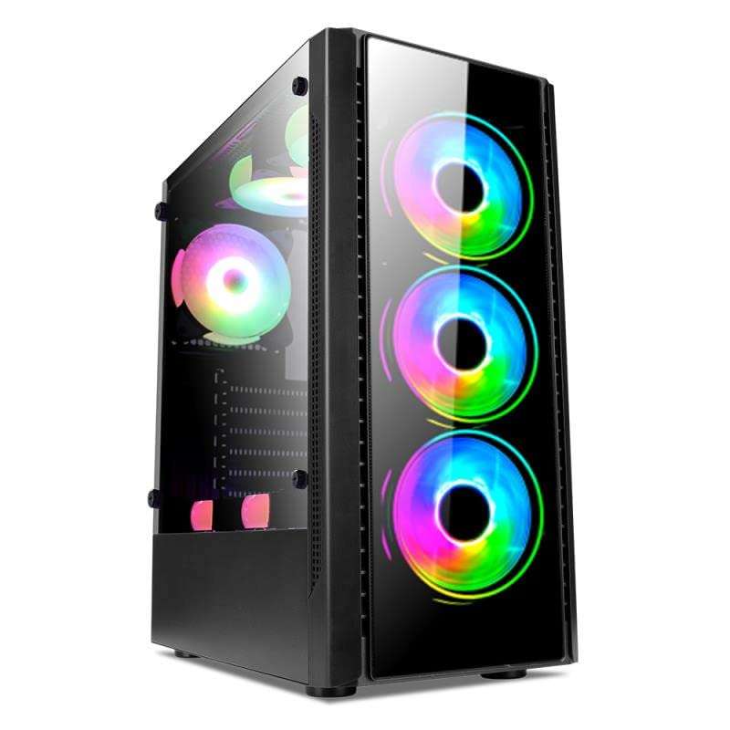 Zoonis Core i5-750 || H55 Motherboard DDR3 8 GB RAM || 256 GB SDD ll WiFi ||Wondows 10 (Trail) & 2GB Gaming Desktop PC GT-Gamer