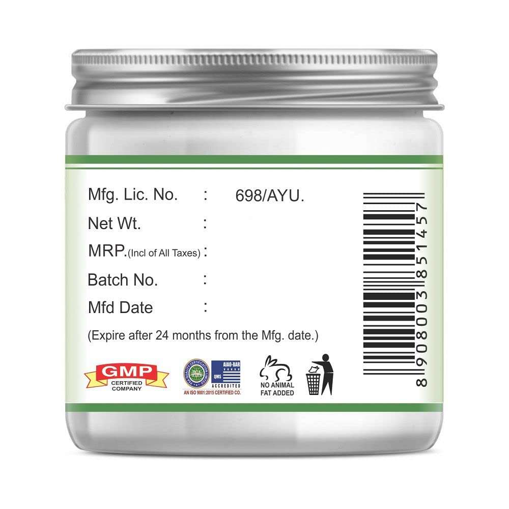 D-Aloe Natural Aloe Vera Gel 200gm (100% Organic, Grown in Own Farm) for Skin/Hair (99% Pure) Jar Packing 6