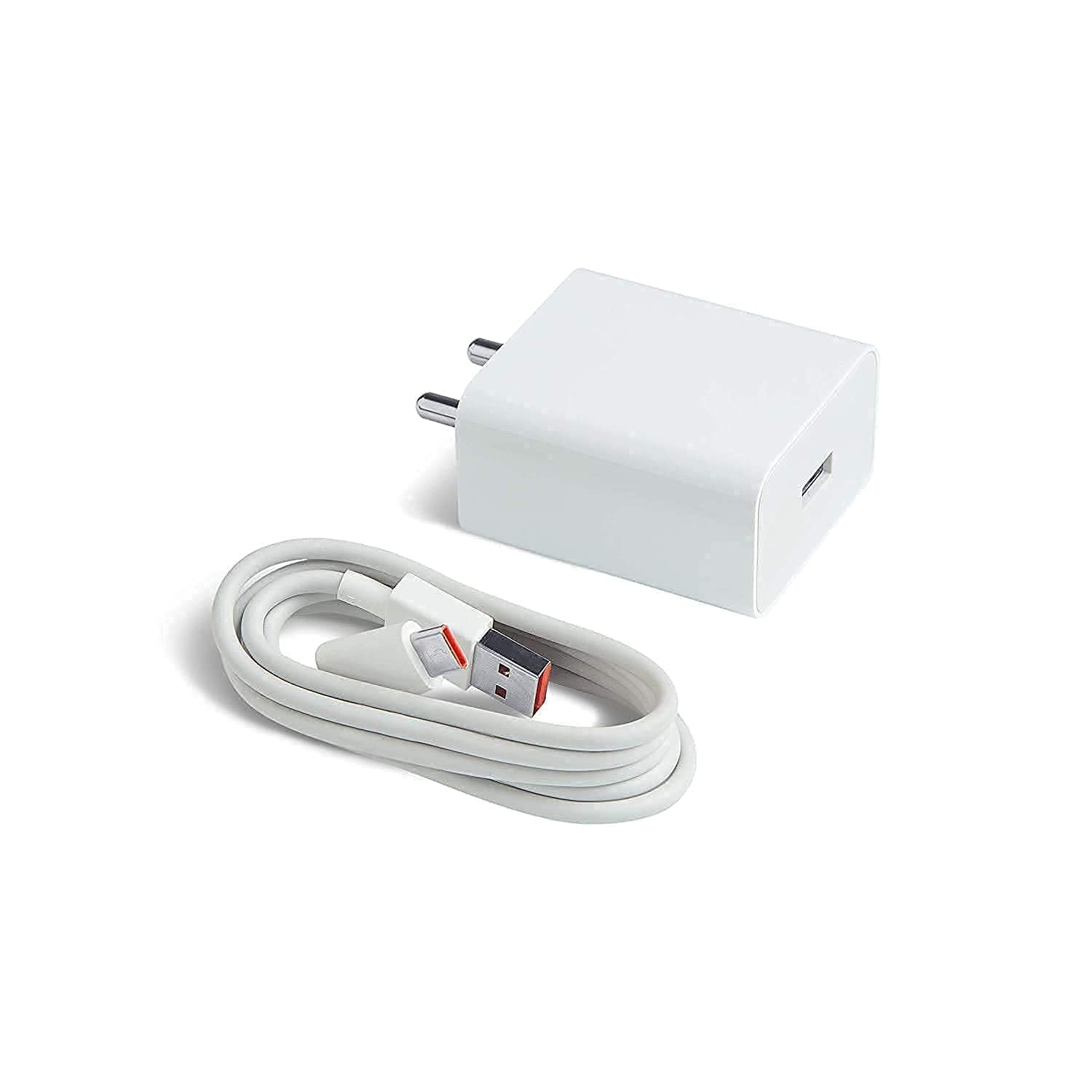 Ultra Fast Charger Type - C Compatible for Xiaomi Redmi Note 7, Note 7S, Note 7 Pro, Note 8, 8A,Note 8 pro, Note 9 Pro, Mi A1, Mi A2, Mi A3 with 1 Mtr. Type -C USB Charging Data Cable (2.4 Amp, White ) (WCT-202206036)