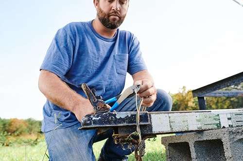 Channellock 909 9.5-Inch Wire Crimping Tool | Electrician's Terminal Crimp Pliers with Cutter are Designed for Insulated and Non-Insulated Connections 5