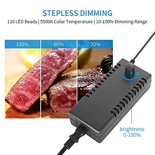 ShowMaven Photo Light Box, Portable Folding Photography Studio Box Booth Shooting Tent Kit with 5 Backdrops & Phone Holder & Tripod Stand for Photography 2