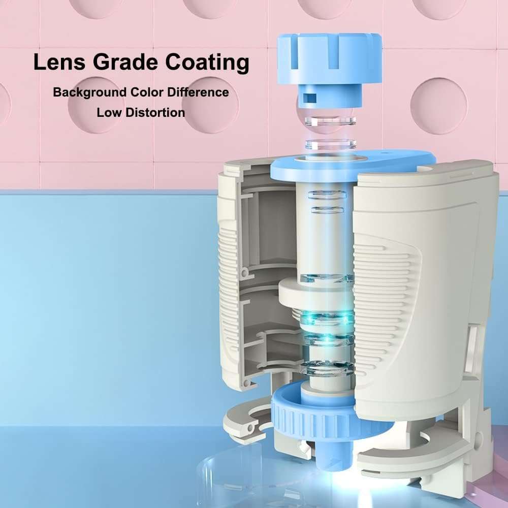 GION 60x-160x Zoom Mini Microscope for Kids LED Lighted Microscopes Digital Pocket Microscope for Children's 60-160X High-Definition Miniscope Microscope Tool (1Pcs) 4