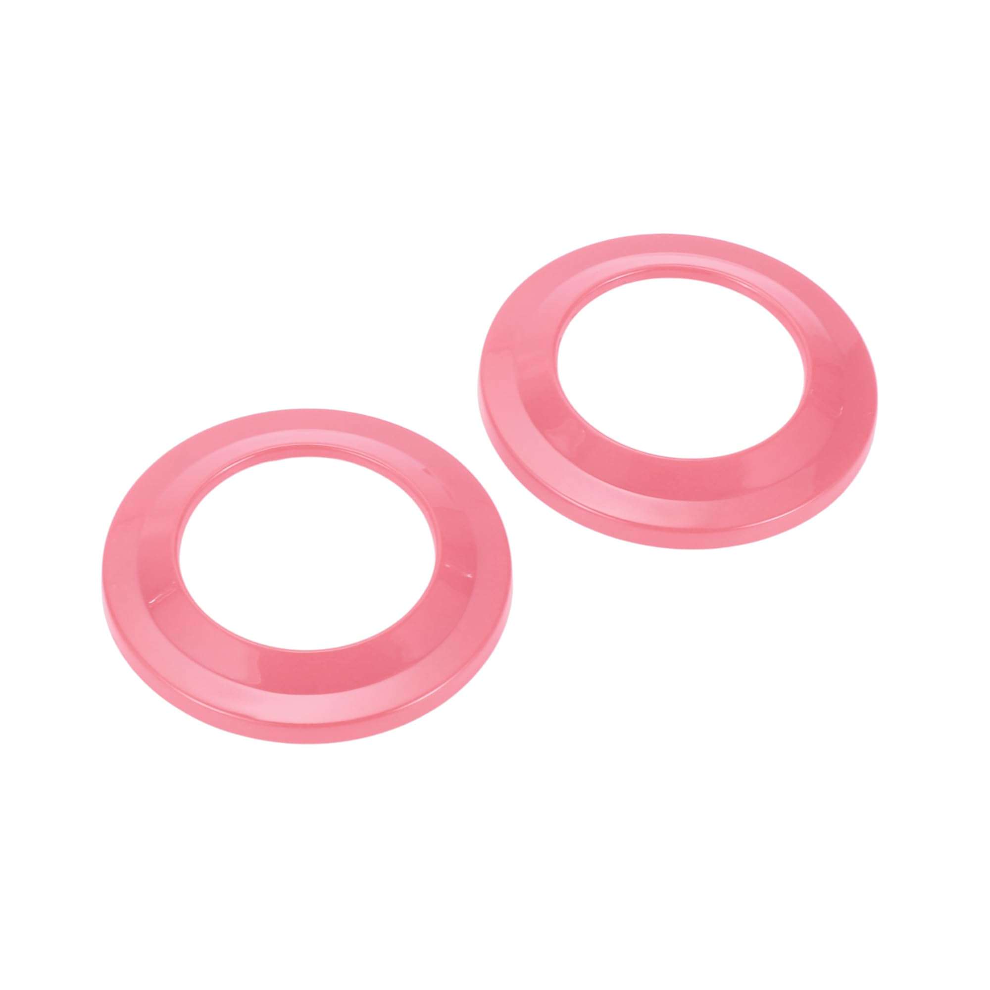 REPAIROCK 2 Pcs A Pillar Speaker Ring Cover Trim for Jeep Wrangler JK 2007-2014 Window A Pillar Front Horn Speaker Cover Stereo Audio Frame Trims ABS Pink 1
