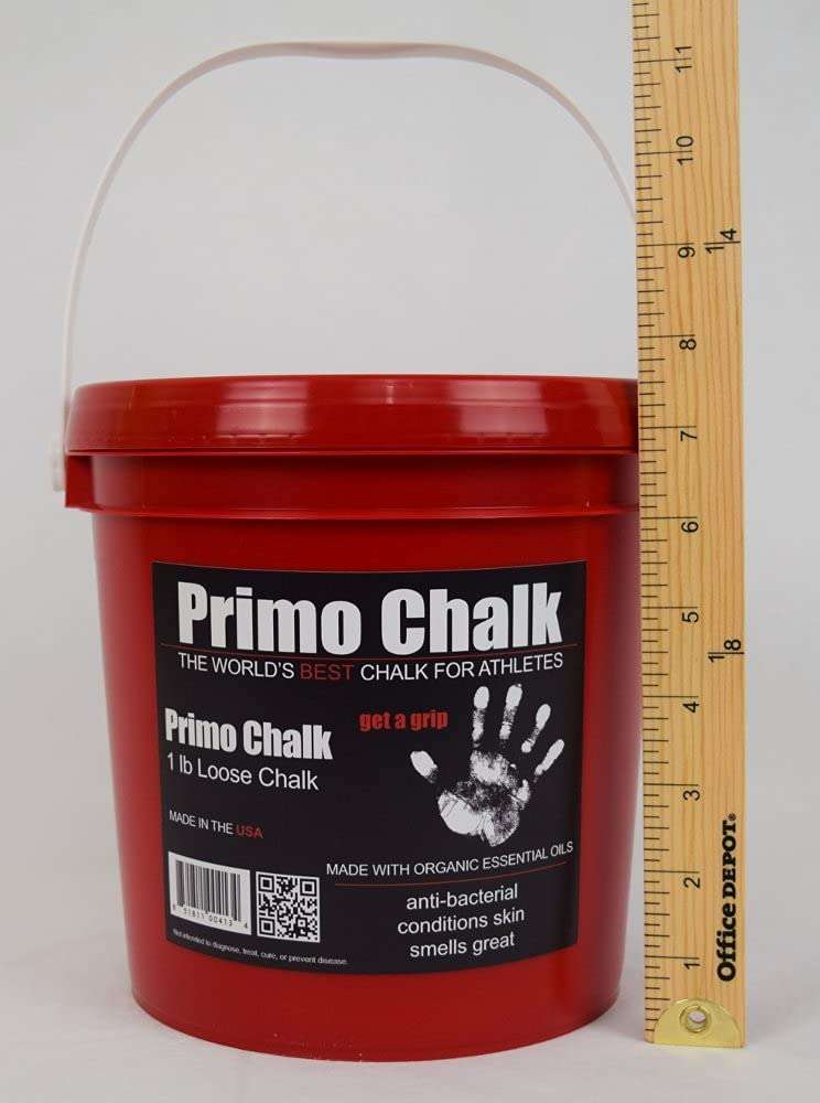 1 lb Loose Chalk in Reusable Bucket - Primo Chalk 3