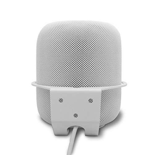 ALLICAVER Wall Mount Compatible Apple HomePod, Speaker Mount for Homepod 2, Sturdy Metal Made Mount Stand Holder Compatible Apple HomePod, White 2