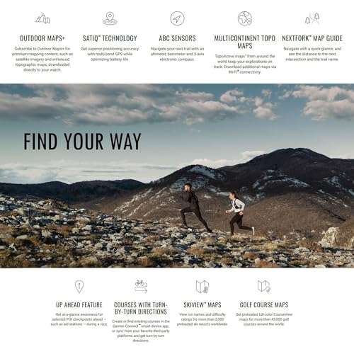 Garmin Fenix 8 47MM Solar Sapphire Multisport GPS Smartwatch Carbon Gray DLC Titanium with Black Gray Silicone Band, Built-in LED Flashlight, Health & Fitness Smart Watch Bundle for Men & Women 6