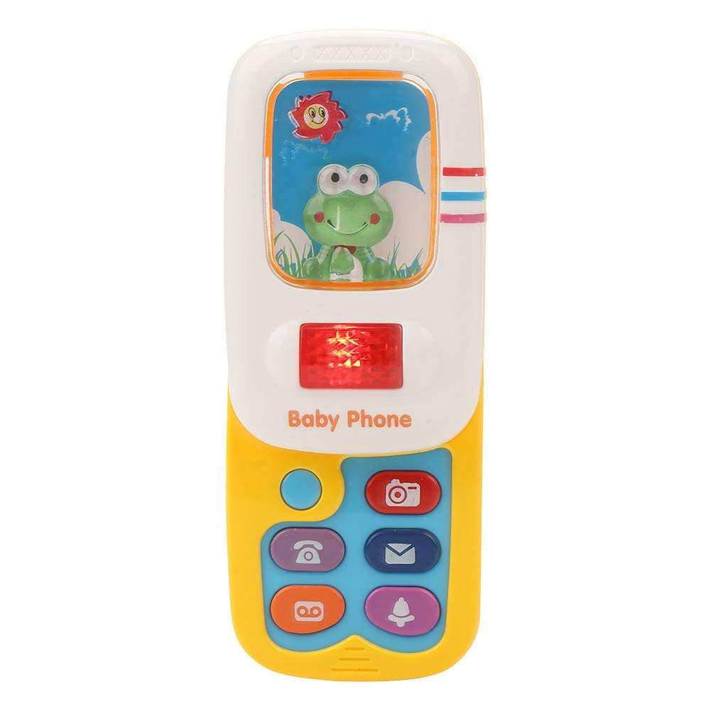 Naroote Mobile Phone Toy, Baby Kids Cute Simulation Cell Phone Musical Toy with Light Playful Learning Educational Toys -Products Quality Assurance 1