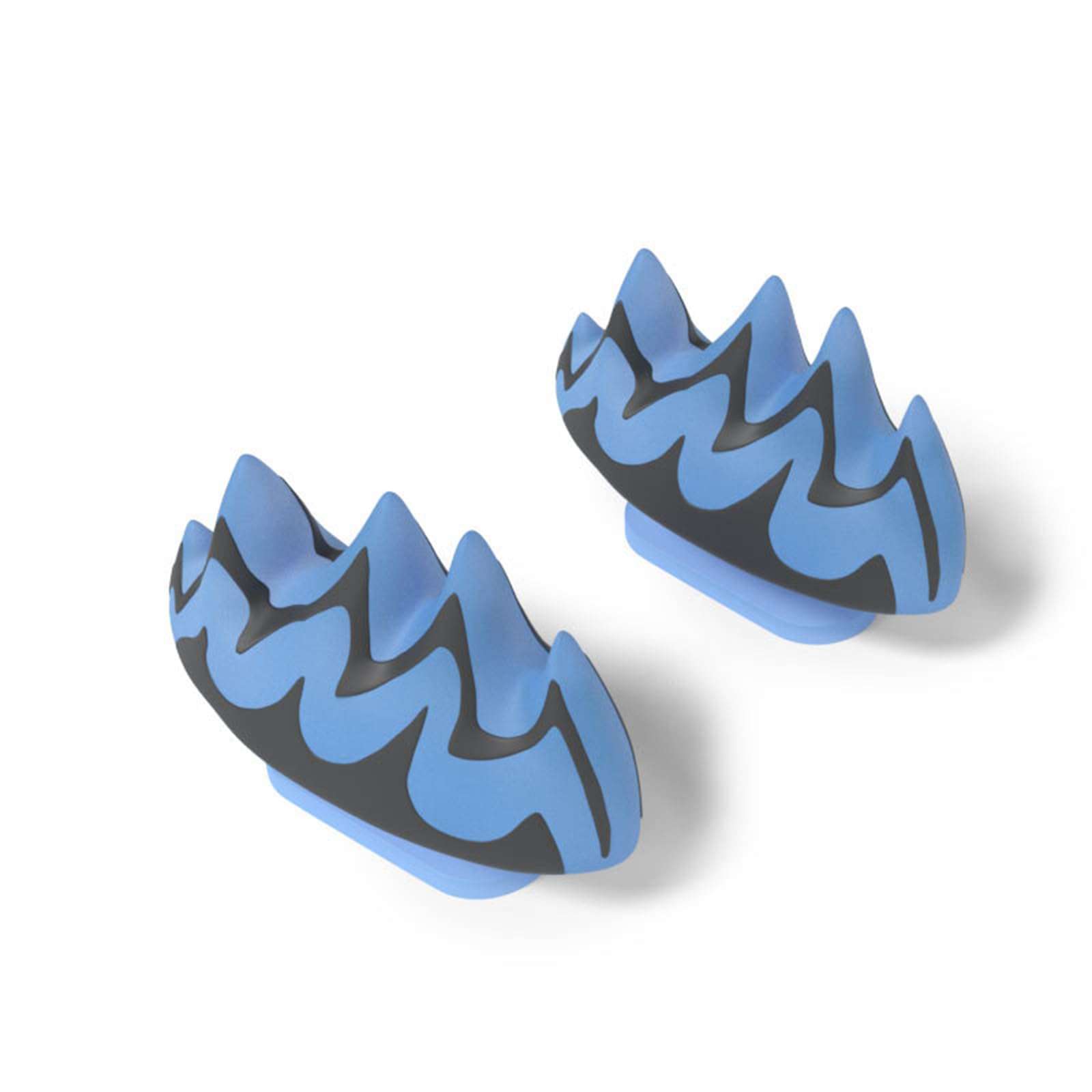 AGERALIY Shark Slides Fins,1Pair Shark Slippers Replacement Top Fins with Luminous, Cloud Shark Slides Shoes Accessories (Ice Flame,One Size) 1