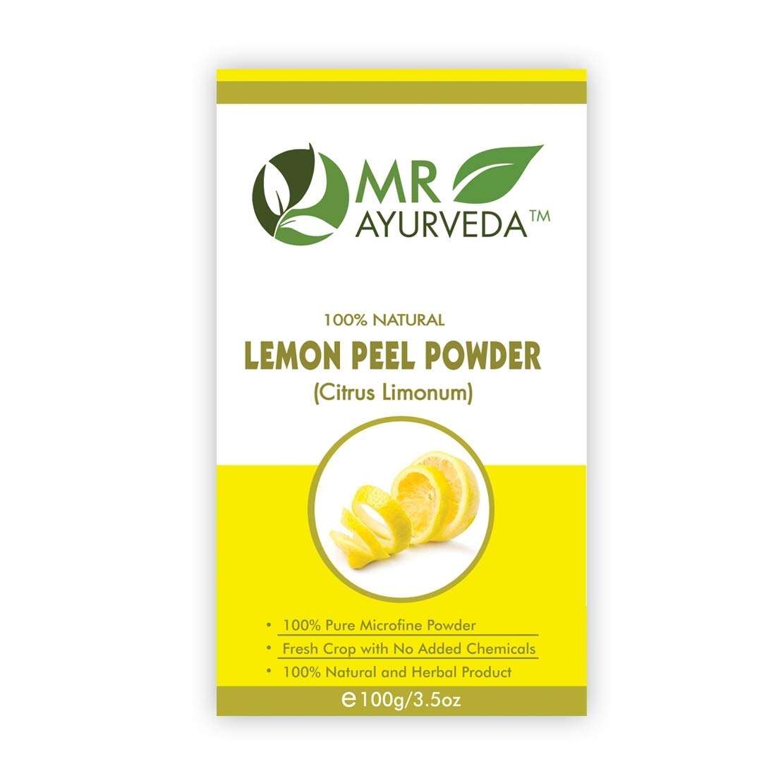 MR Ayurveda 100% Organic Rose Petals Powder, Lemon Peel Powder & Orange Peel Powder - Pack of 3 (100 Grams Each) 3