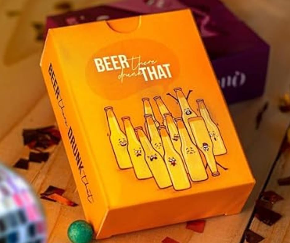 MPS MY PARTY SUPPLIERS® 1pc Beer There Drunk That, Card Game, Party Card Game for Adults, Friends & Couples, Fun Card Game, Gift for Couples, Friends on Valentine's Day. Party Game for Friends