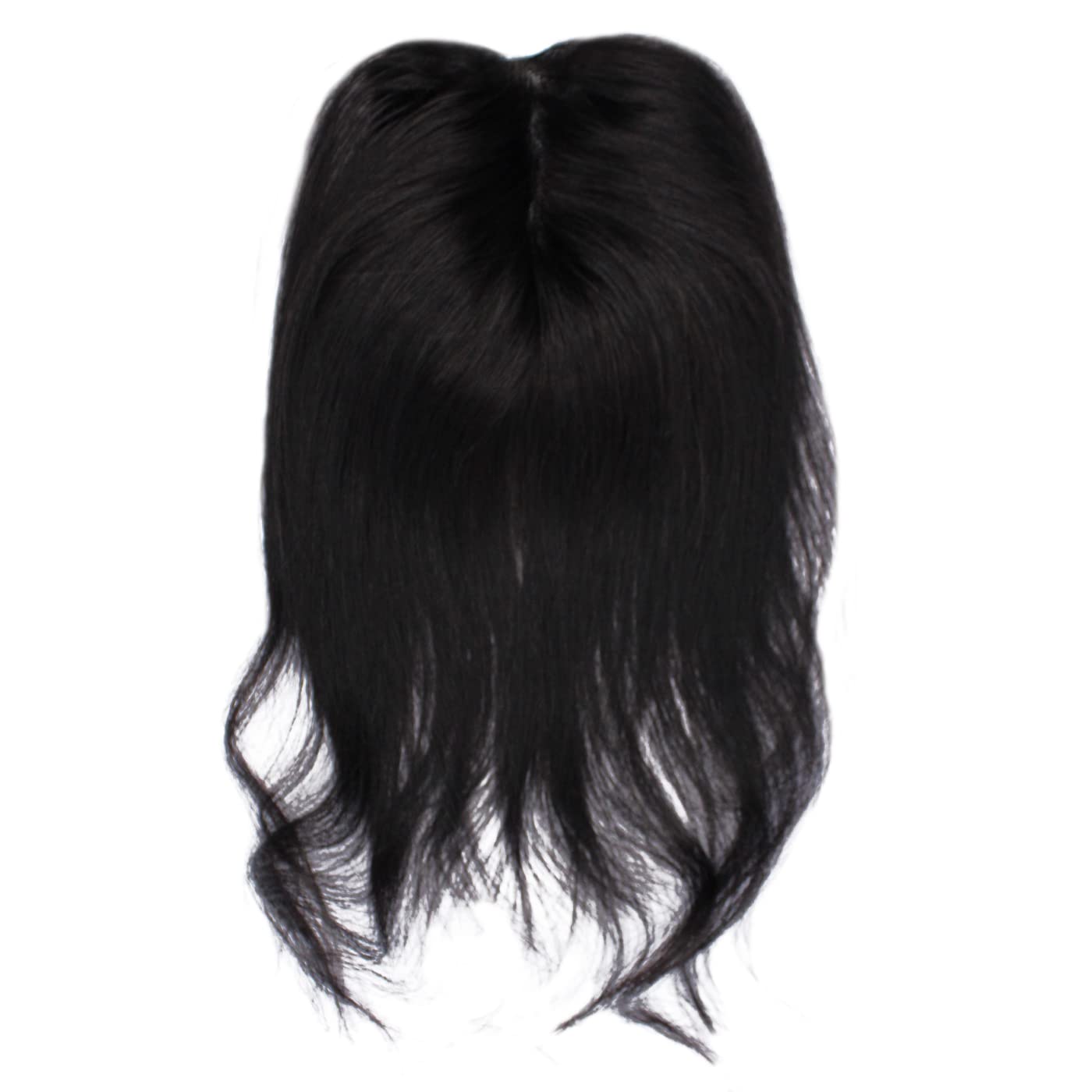 Confidence Virgin Human Hair Silky Front Lace Closure With Clip Hair Extension For Women, Pack Of 1 (20 Inch, Black)