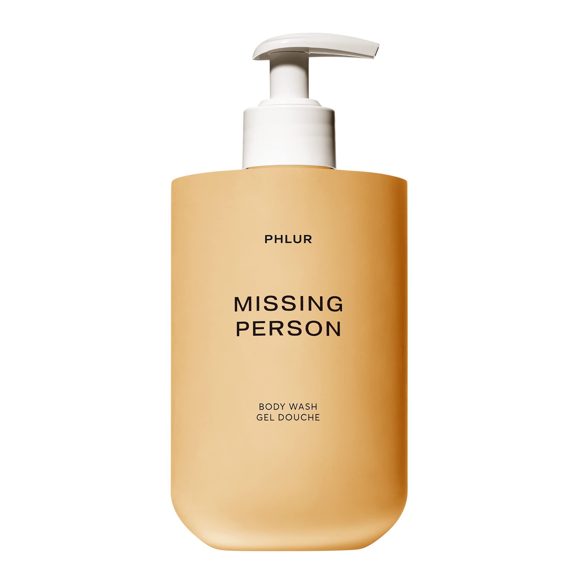 PHLUR Missing Person Body Wash - Gentle Gel-Serum Cleanser - Sulfate-Free with Antioxidants & Vitamins - Floral Body Wash for Women & Men with Bergamont, Musk, Orange & Sandalwood (16 Fl Oz) 1