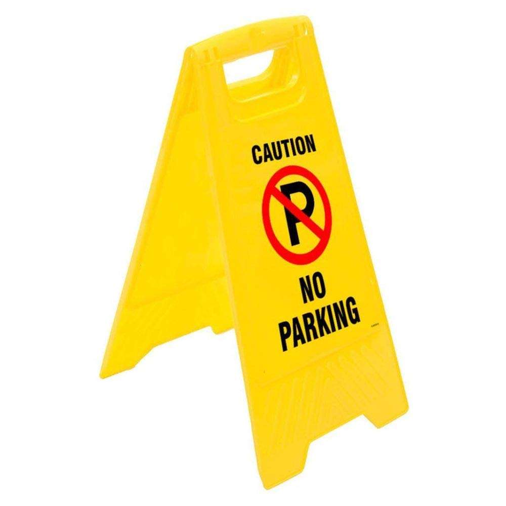 AIR O MATIC Plastic NO PARKING Caution Standing Board 6