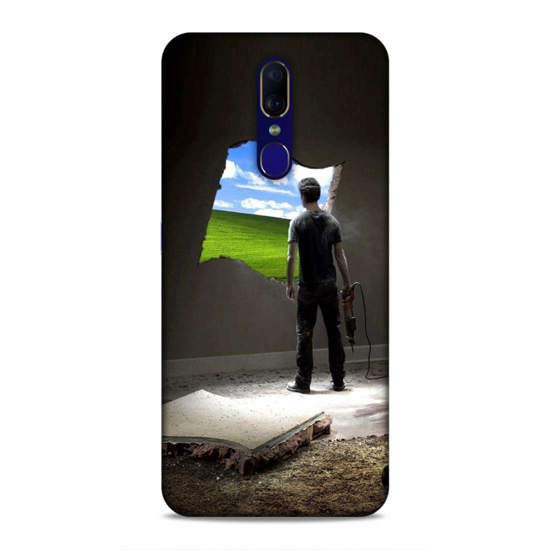 LETAPS® Designer Printed Hard Plastic Matt Finish Mobile Case Back Cover for Oppo F11 / A9 (Nature Love, Wallpaper, Wall, Window Art A) 1