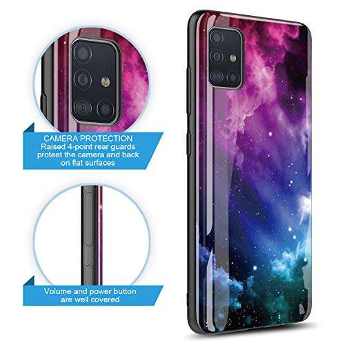 GORGCASE Phone Case for Samsung Galaxy A51 4G Phone Case (NOT FIT A51 5G),Slim Design Light Weight Anti-Scratch Shook-Proof Armor Cute Girls Boy Women Man Protective Cover Milky Way Galaxy 3