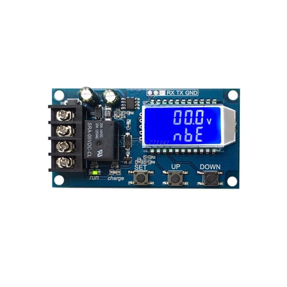 Teyleten Robot 6-60v 10A Lithium Battery Charge Control Module Controller Protection Board with Overcharge Protection Switch XY-L10A Clearance Price 1