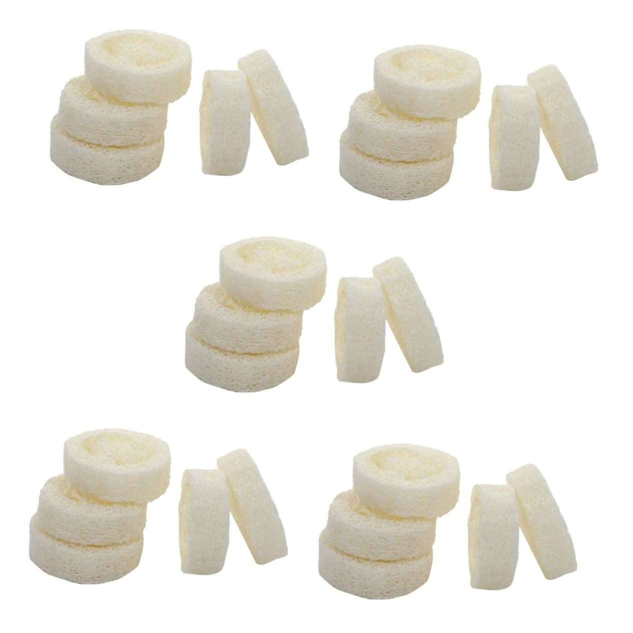 Healeved 25 pcs Bath Wipe Bath Brush countertop soap Holder exfoliating Body Sponge Storage soap Tray Household soap mat Shower Pouf charcoale soap Organizer Cleansing Body wash loofah 1