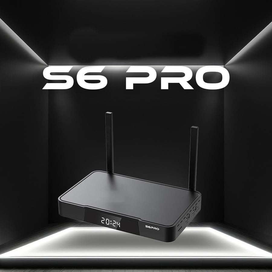 S6 pro Super Smart Android TV Box with Voice S6 pro 4G RAM 32G ROM Box + Voice Remote + 1* Mini Keyboard +1*thumbdrive 64Ge 64G 2