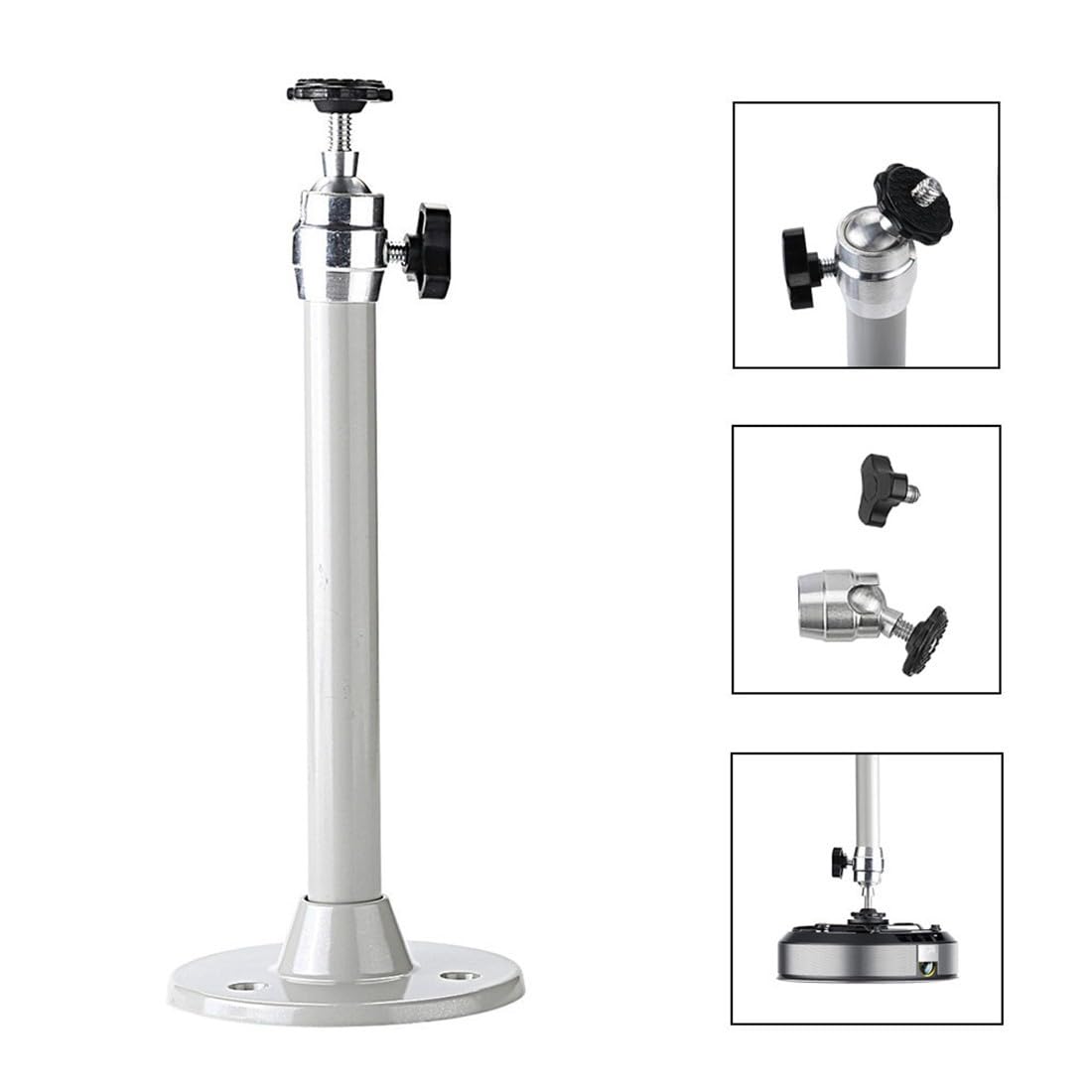 V LED Warehouse Mini Projector Wall Ceiling Mount Hanger 5KG Load Mounting Bracket for Mini Projector Camera 6