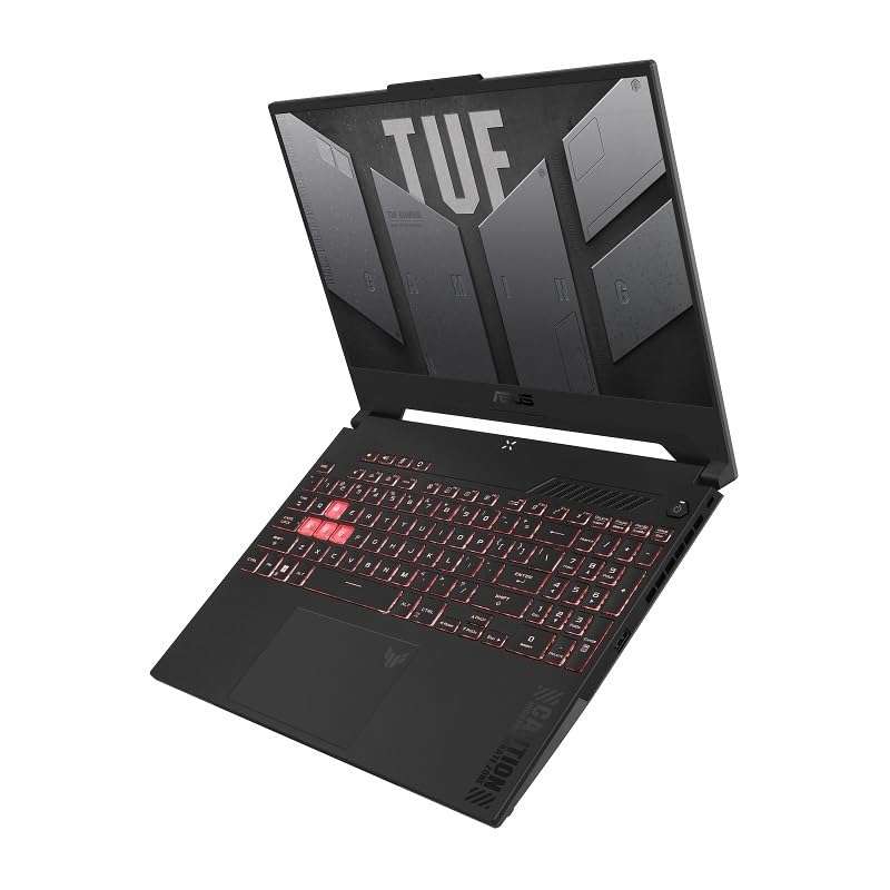 ASUS TUF Gaming A15 Gaming Laptop, 15.6” FHD 144Hz, 100% sRGB Display, GeForce RTX 4050, AMD Ryzen 7 7435HS, 16GB DDR5, 512GB PCIe SSD, Wi-Fi 6, Windows 11, FA507NUR-AS73