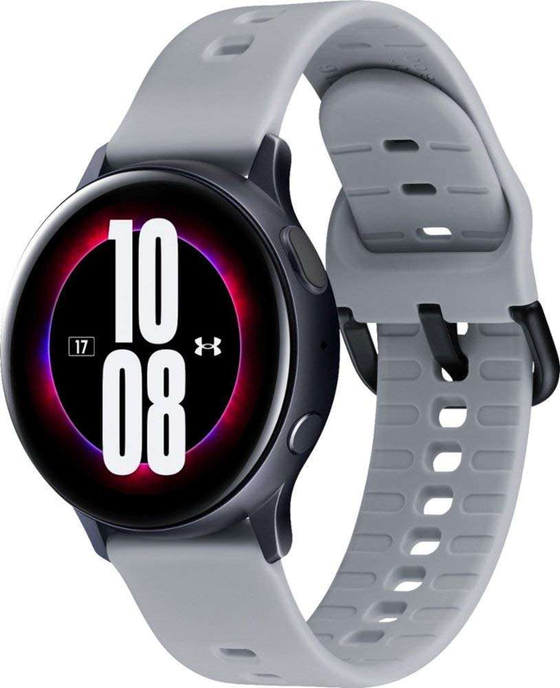 Samsung Galaxy Watch Active2 W/Enhanced Sleep Tracking Analysis, Auto Workout Tracking, and Pace Coaching (40mm, Under Armor Edition), Aqua Black - US Version with Warranty 4