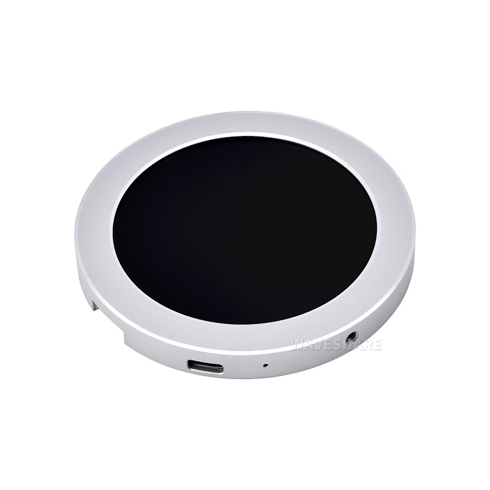 2.8inch Round LCD Display CPU/GPU Cooler IPS Panel 480×480 Resolution Water Cooler Screen Real Time Display Various Data Monitoring Type-C One-Cable CNC Metal Case Silver 5