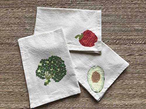 Calyz Textiles Green Broccoli Kitchen Towel 4