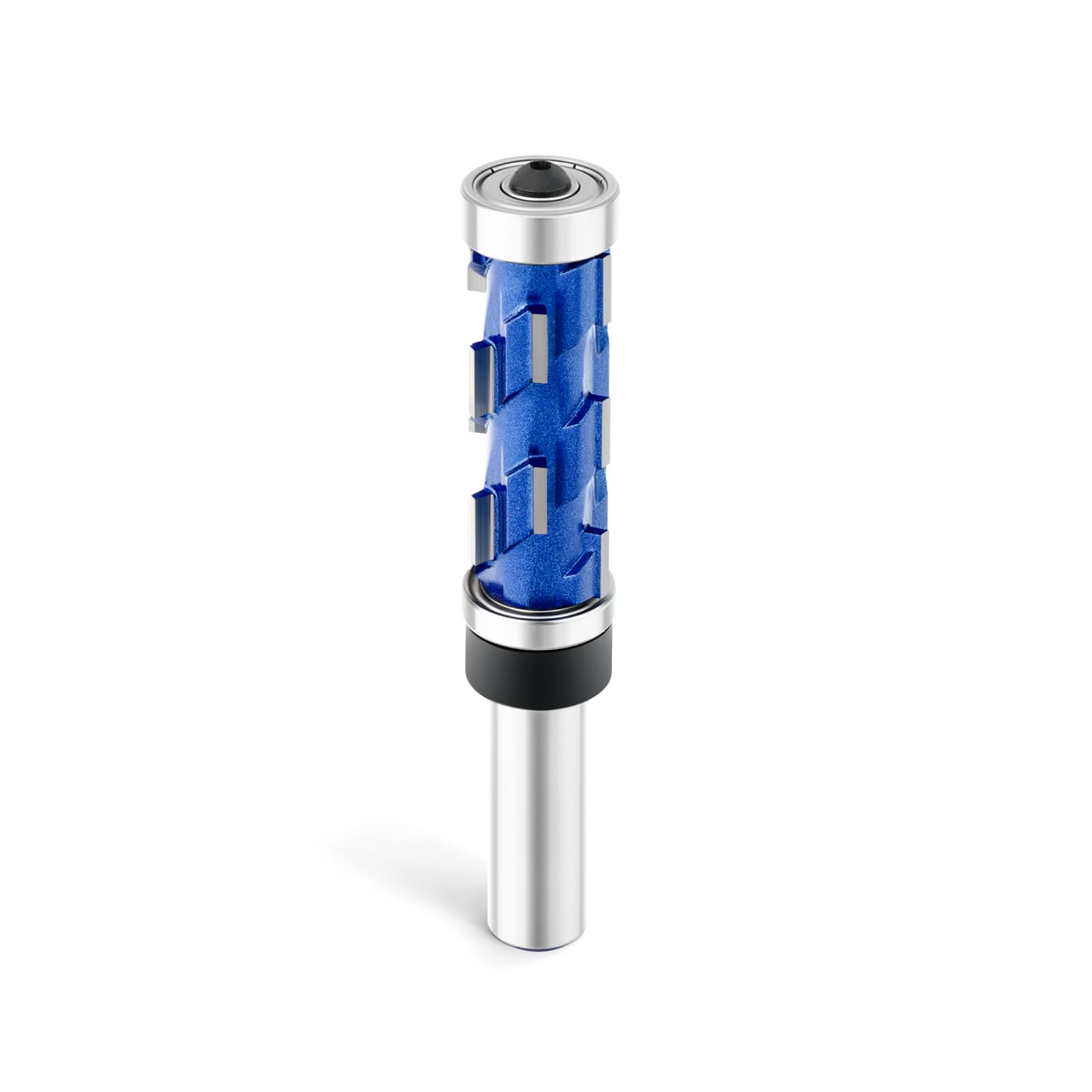 MEANLIN Flush Trim Router Bit 1/2 Inch Shank, 45mm Cutting Length Spiral Cutting Router Bit for Woodworking Trimming, Cutting Diameter: 3/4" 1