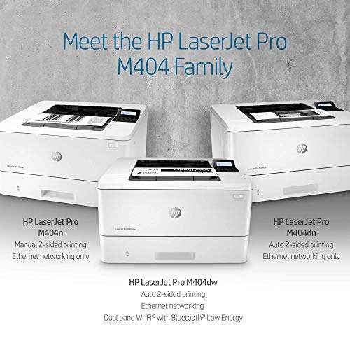 HP Laserjet Pro M404n Printer, White (Renewed) 5