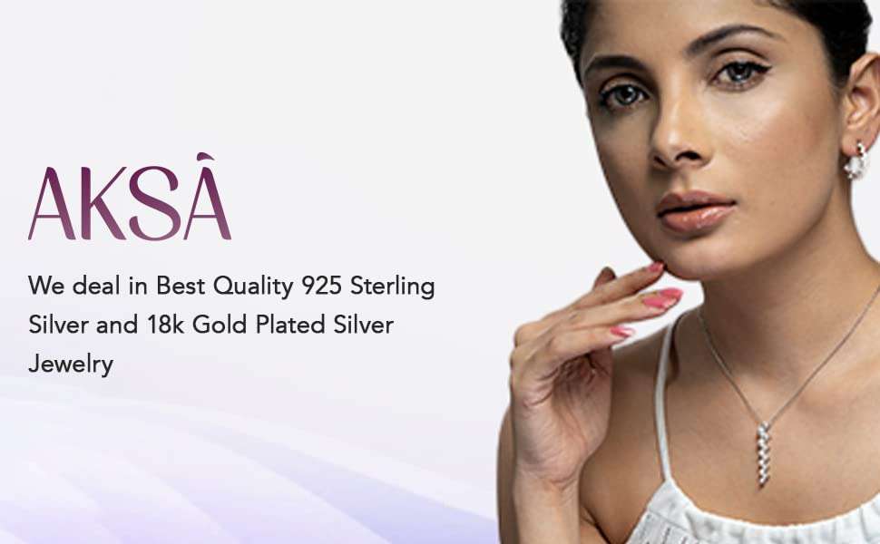 AKSA Star Sparkling Silver Chain Bracelet For Women And Girls 925 Pure Silver | Certificate of Authenticity for Silver 5