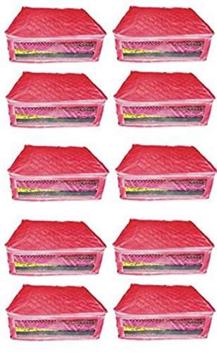 Atorakushon 10 Saree Sari Cover Dress Protection Cover Suit Kurti Suit Shirt Trouser Dupatta bedsheet Pillow Cover 1