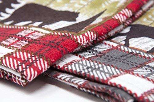 Kay Dee Kitchen Terry Towels 2pc Set Cabin Moose Bear Mountain Life Value Set 3