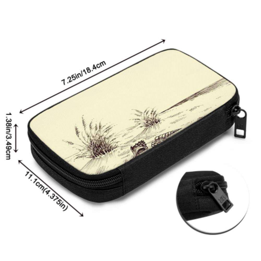 Electronics Accessories Organizer Bag Empty Beach Sea Shells Sand Electronics Organizer Electronics Organizer Bag Storage Bag of Cases for Cable, Charger, Phone, USB, Sd Card 5