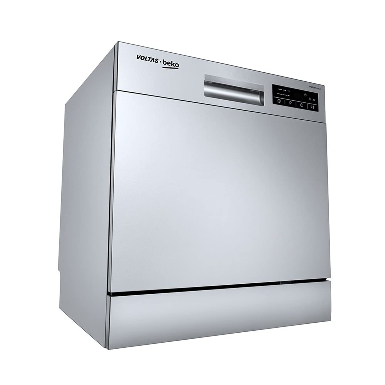 Voltas beko 8 Place Settings Table Top Dishwasher (2020/2021, DT8S, Silver, Inbuilt Heater) 1