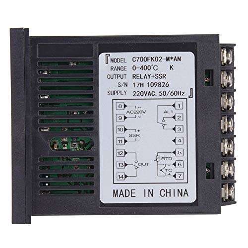 Digital Temperature Controller, PID Digital Temperature Controller, RELAY+SSR Safety for Home Electronic Equipment Hot Water System Automation Equipment 5