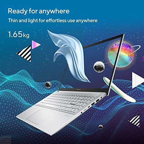 ASUS Vivobook Pro 15 OLED, AMD Ryzen 7 5800H, 15.6" (39.6 cm) OLED, Creator/Gaming Laptop, Thin & Light Laptop (16GB/1TB SSD/4GB RTX 3050/Win11/Fingerprint/Silver/1.65 kg),M3500QC-L1712WS 6