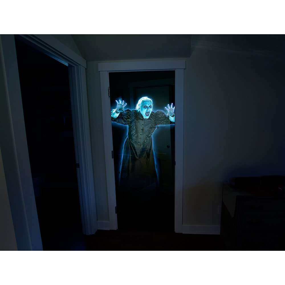 AtmosFEARfx Phantasms Halloween Digital Decoration DVD with Holographic Window + Reaper Bros® Window Projection Screens 5