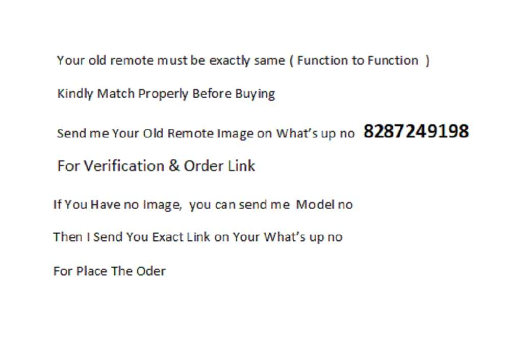 OKDEAL 1 Year Warranty AC Remote Compatible for VOLTAS, Lloyd, GODREJ AC Remote (Send Old Remote Image on Whatsapp @8287249198@ for verification Or Ask for Order Link) 4
