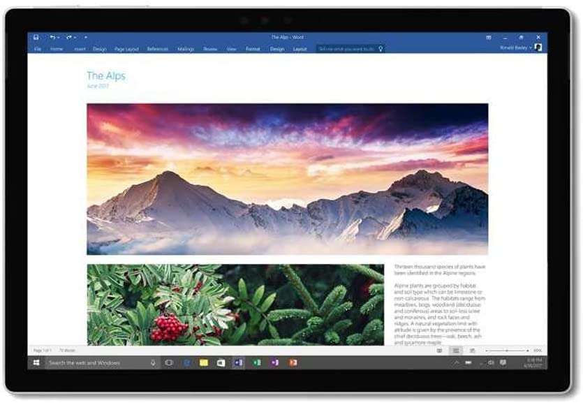 Microsoft Surface Pro LTE (Intel Core i5, 8GB RAM, 256GB) Version 4