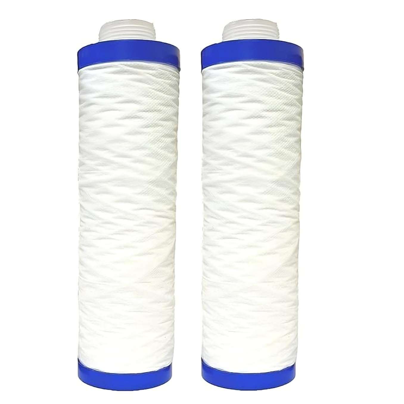 RAICON AQUA PURE Pre Filter 9-inch Threaded Candle Cartridge Sediment Filter for Water purifiers. Compatible in Kent, Livpure, Aquaguard Pre Filter, and All Other Brands Pre Filters (Set of 2) 1