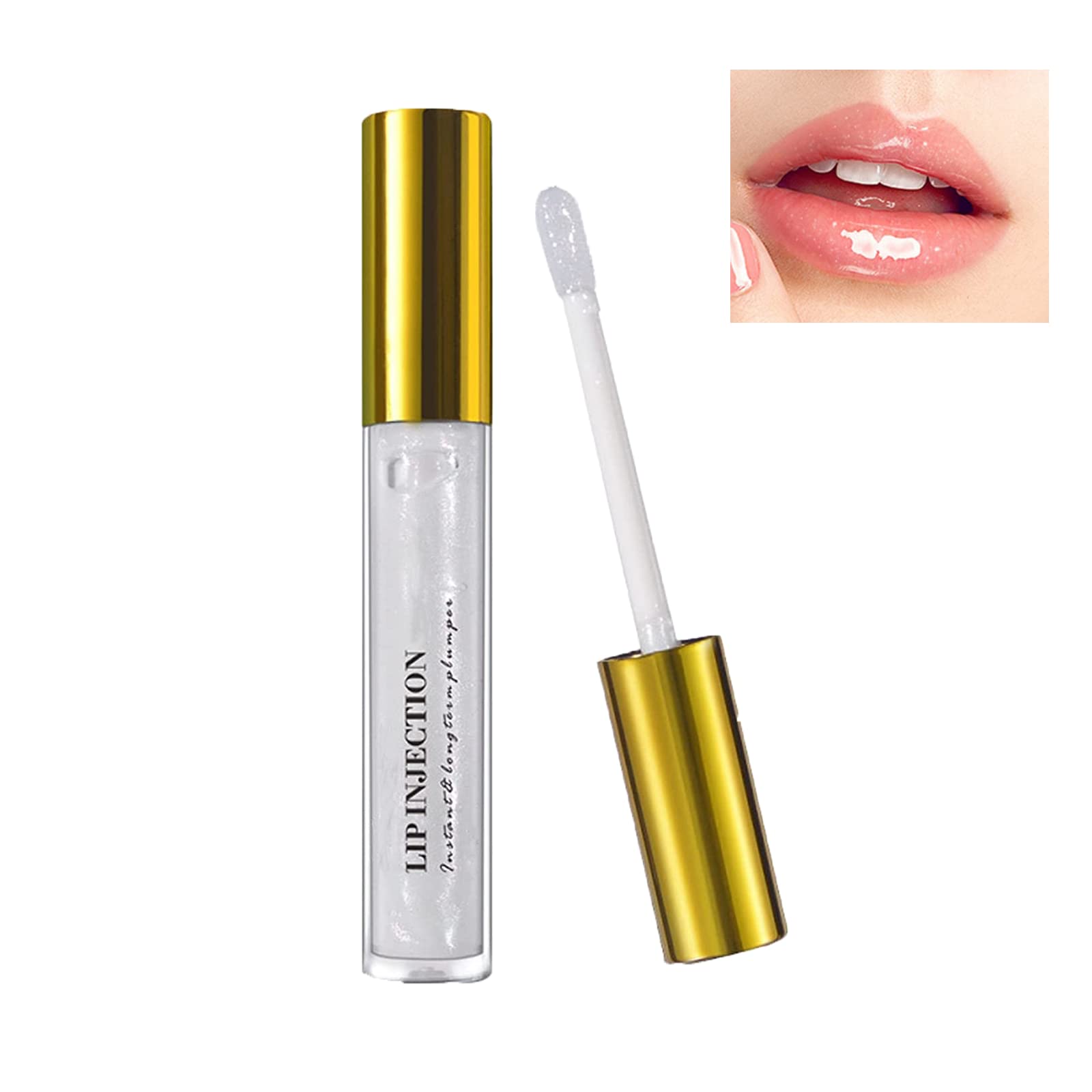 vljsfkh Lip Plumper Nutri-Filler Lips, Instant Lip Plumper Gloss, Lip Plumper Clear, Advanced Lip Plumping Treatment, Day and Night Lip Plumper for Women 1
