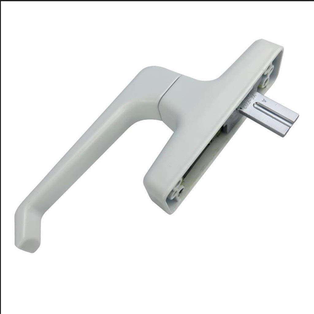 Door And Window Door Handle, Inside Inside The Handle Push And Pull Window Drive Swing Rotary Handle Hardware Parts Door Handle (Color : White, Size : Window spindle 15mm wide) 1