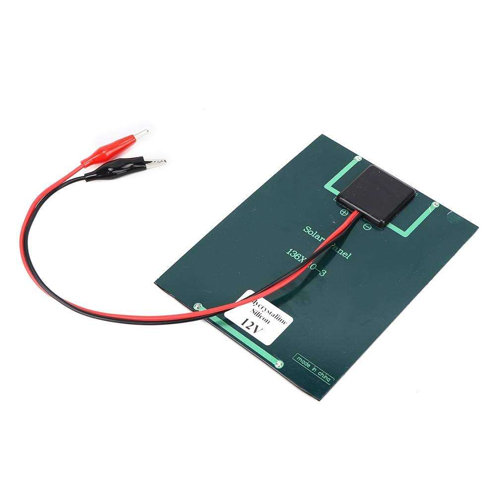 Solar Panel 2W 12V Polycrystalline Silicon DIY Portable High Efficiency Solar Module with Clip for Outdoor Emergency Charging 3