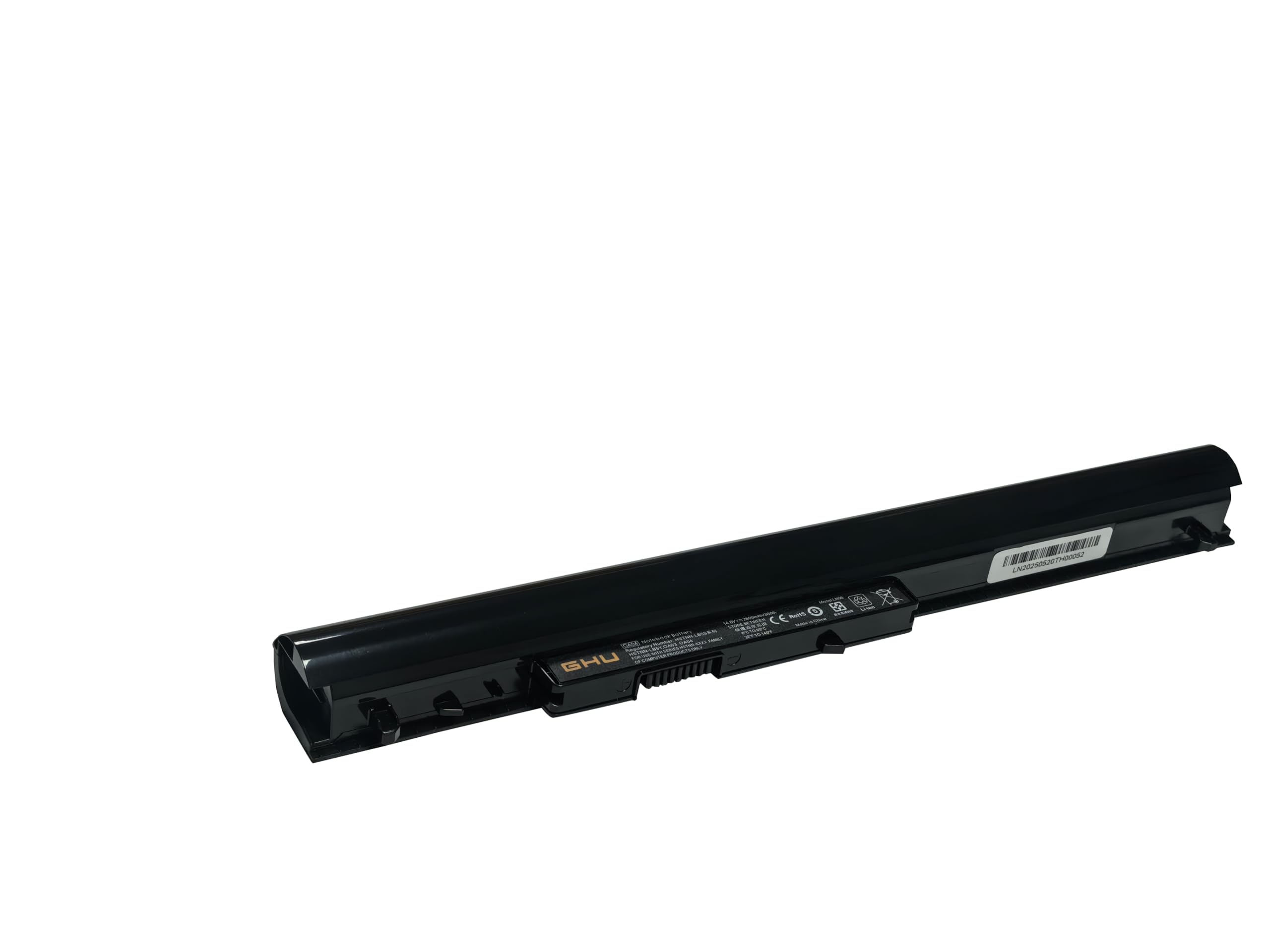 GHU New Battery 38 WH 14.8V 2600mAh Replacement Battery for OA04 OA03 740715-001 746641-001 746458-421 HSTNN-LB5Y HSTNN-LB5S HSTNN-PB5Y Li-ion 4cell 0a03 0a04 250 G3 250 G2 255 G3 15-g020dx 2