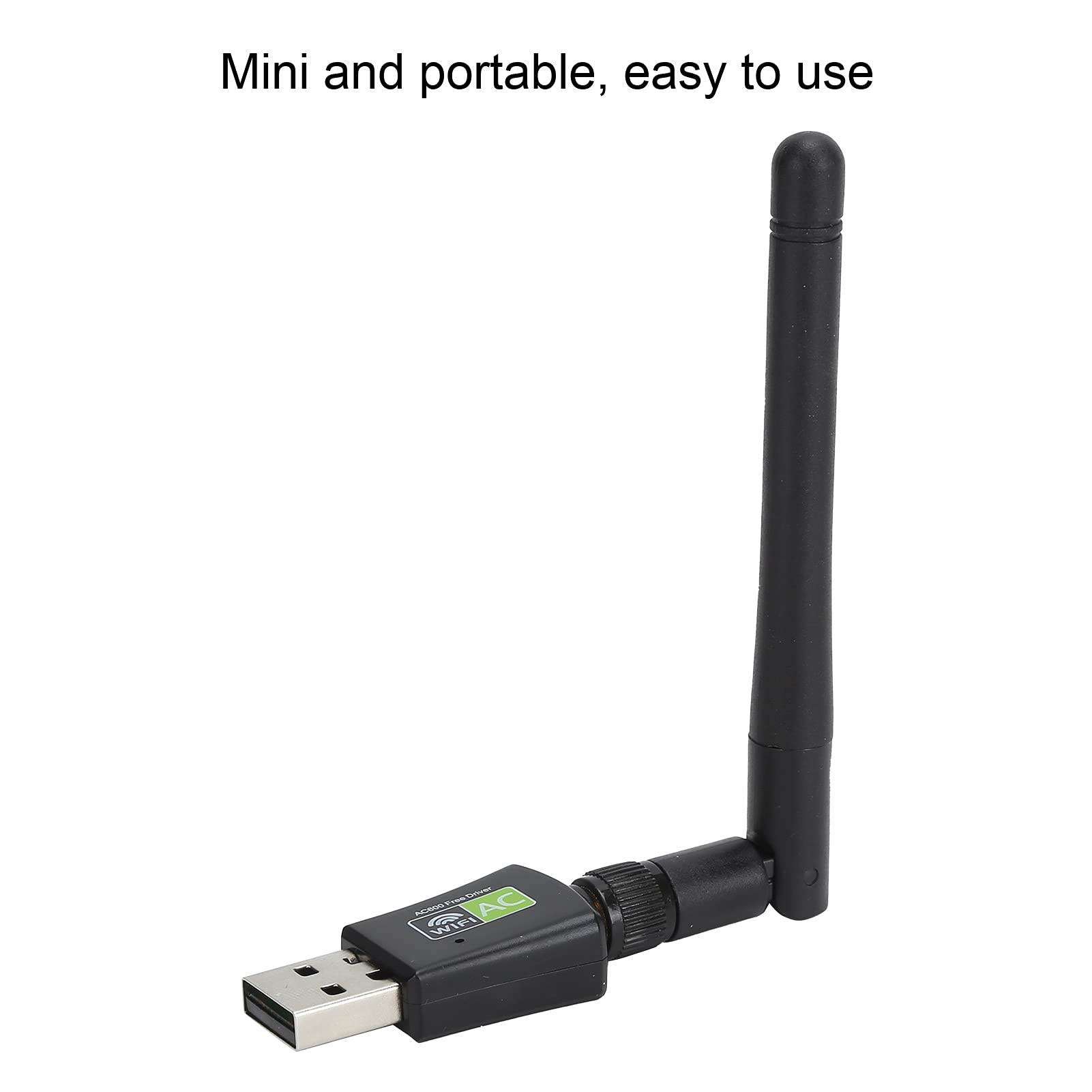 Dpofirs 600Mbps USB WiFi Antenna, 2 USB 2.0 WiFi Antenna Dual Band for Wireless Network, Wireless Range Extender, Two Units Router Antenna for Desktop Computer, Router 6