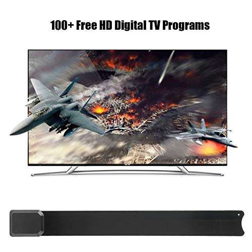 Hilitand 100+ HD Digital TV Programs Antenna, 480p-1080p Channels, Easy Installation, No Monthly Fee, Plug and Play 2